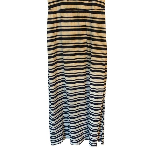 SPLENDID Revolve White + Navy Striped Marina Eyelet Striped Maxi Dress Size XS - Picture 5 of 8
